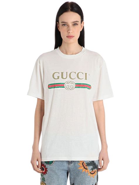 gucci cotton jersey t-shirt with embroidery|Cotton jersey T.